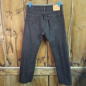 505 Levi Black Jeans